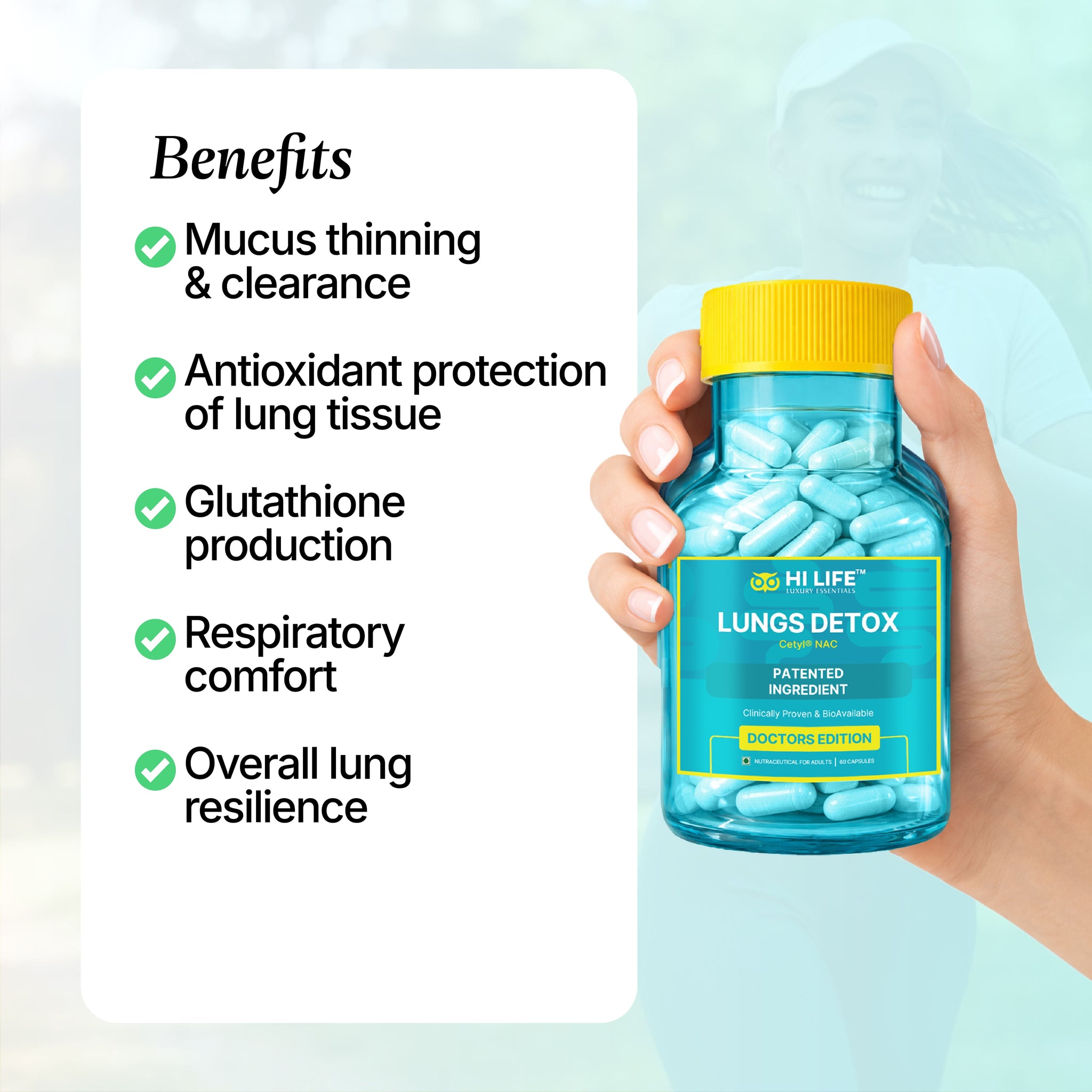 Lungs Detox Capsules | Pack of 30