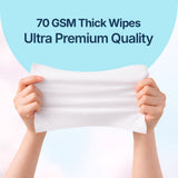 Make Up Remover Wet Wipes 25 Wipes, 70 GSM Thick