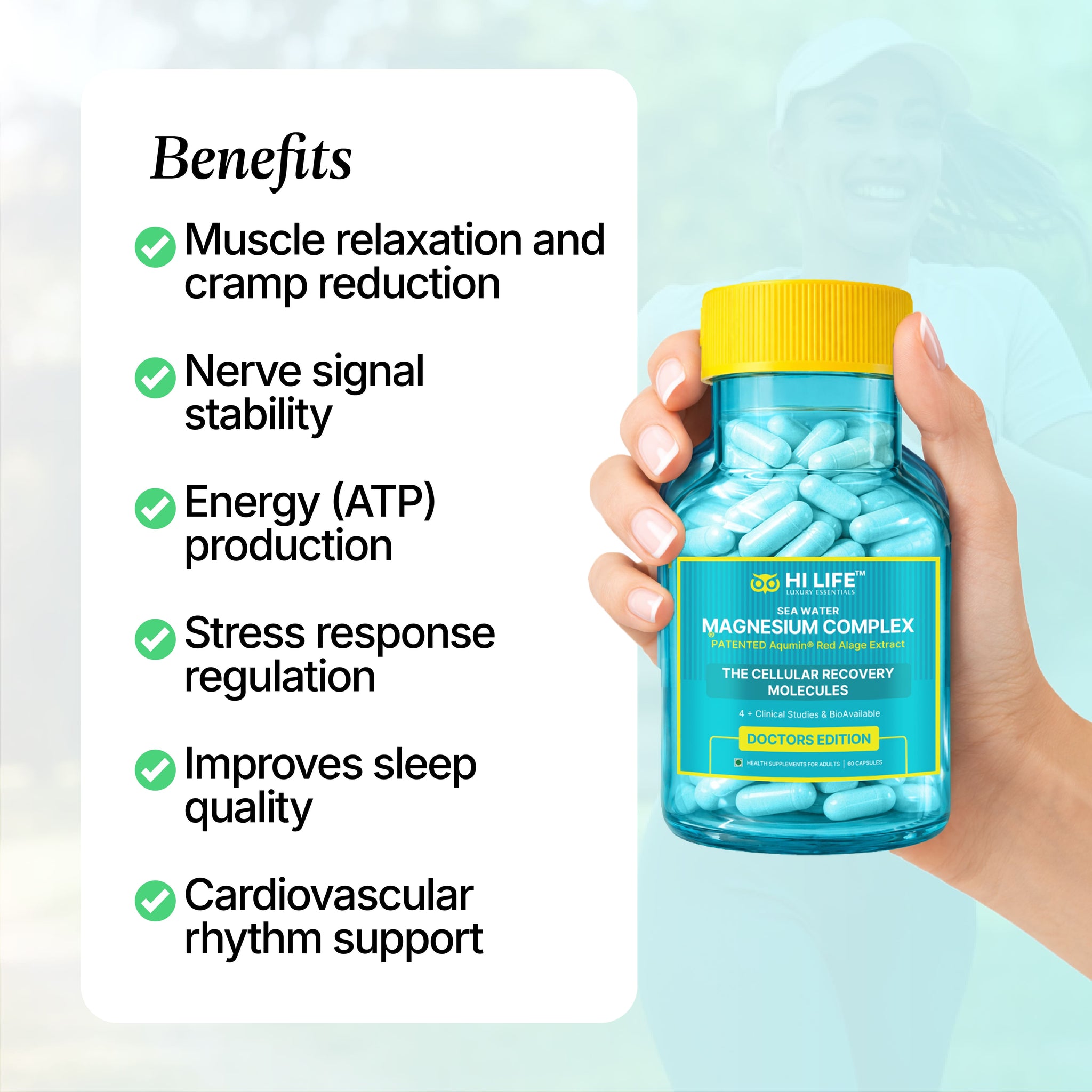 Sea Water Magnesium Capsules | Pack of 30