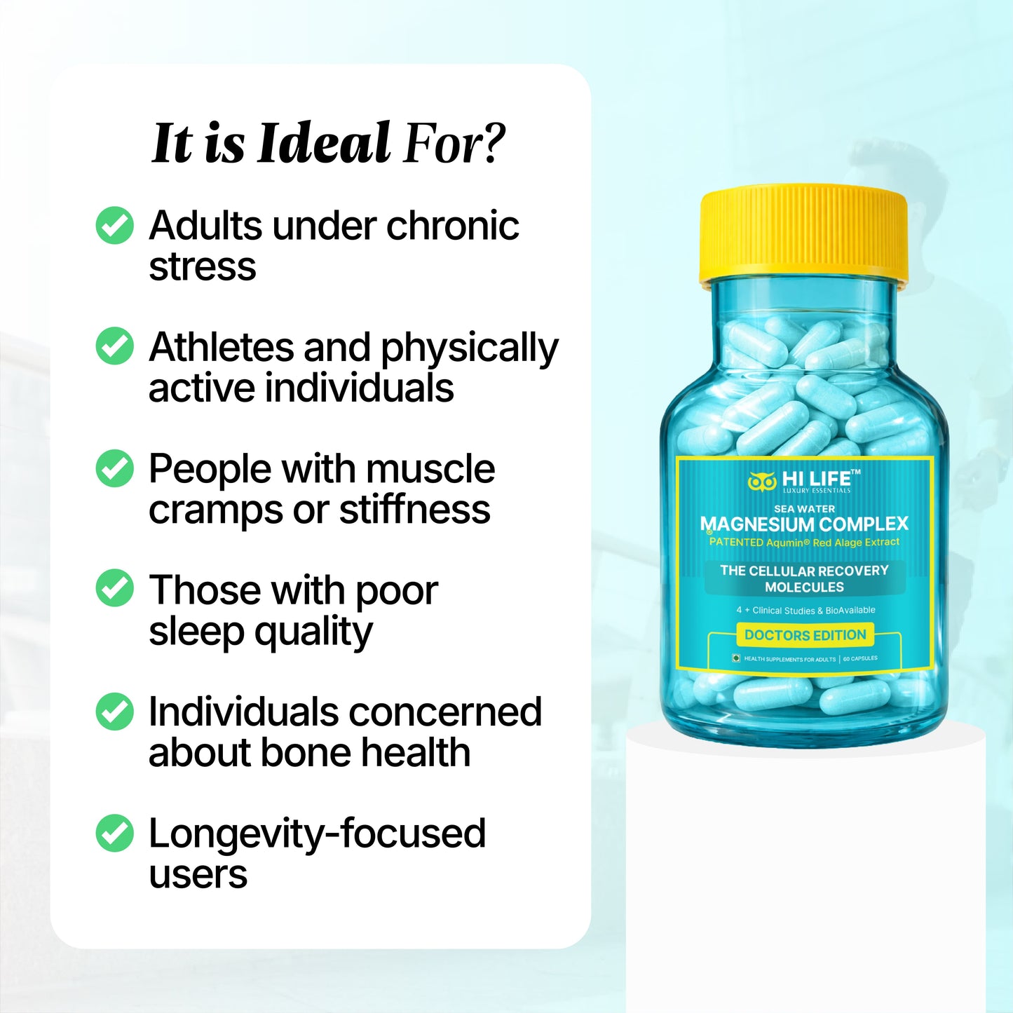 Sea Water Magnesium Capsules | Pack of 30