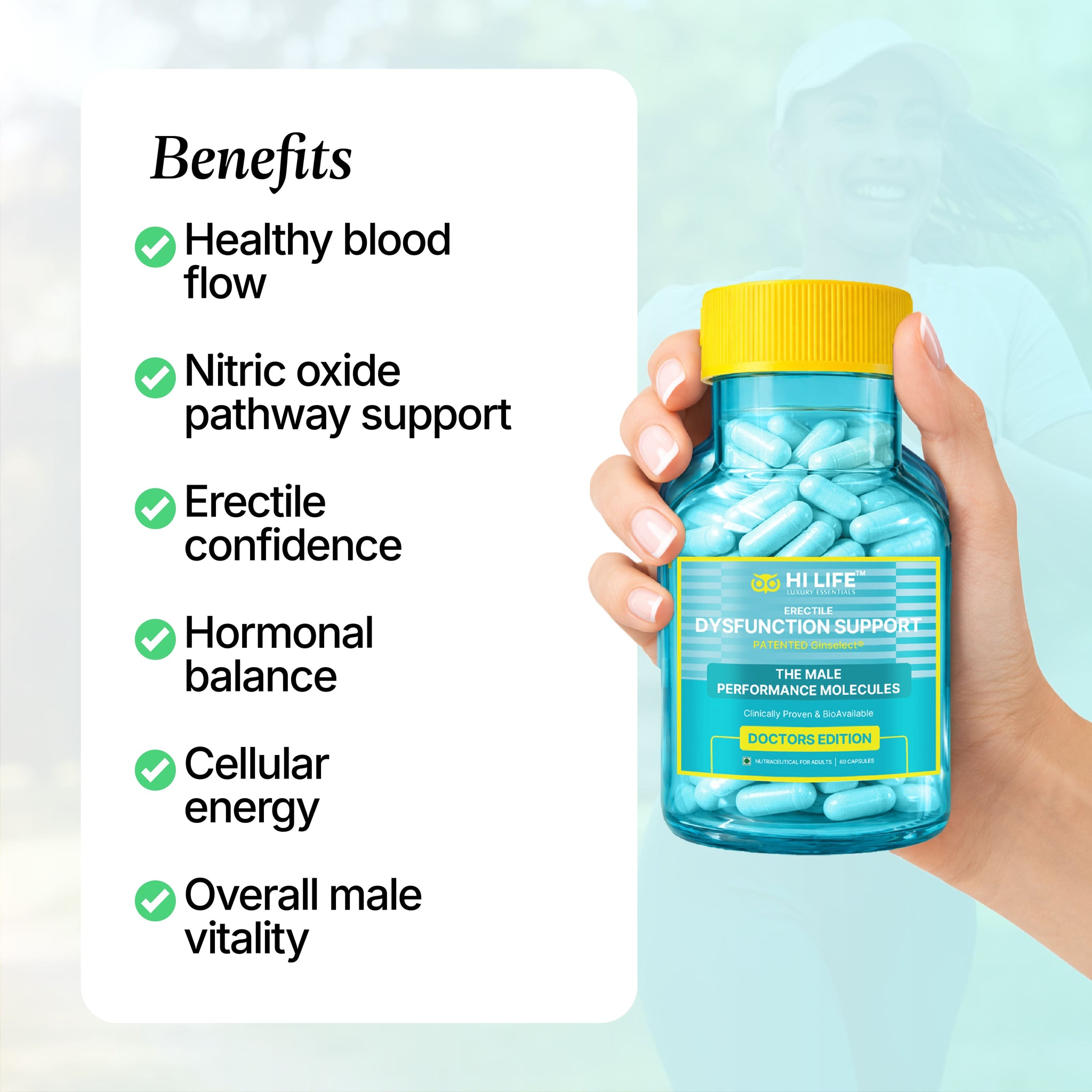 Erectile Dysfunction Support Capsules | Pack of 30