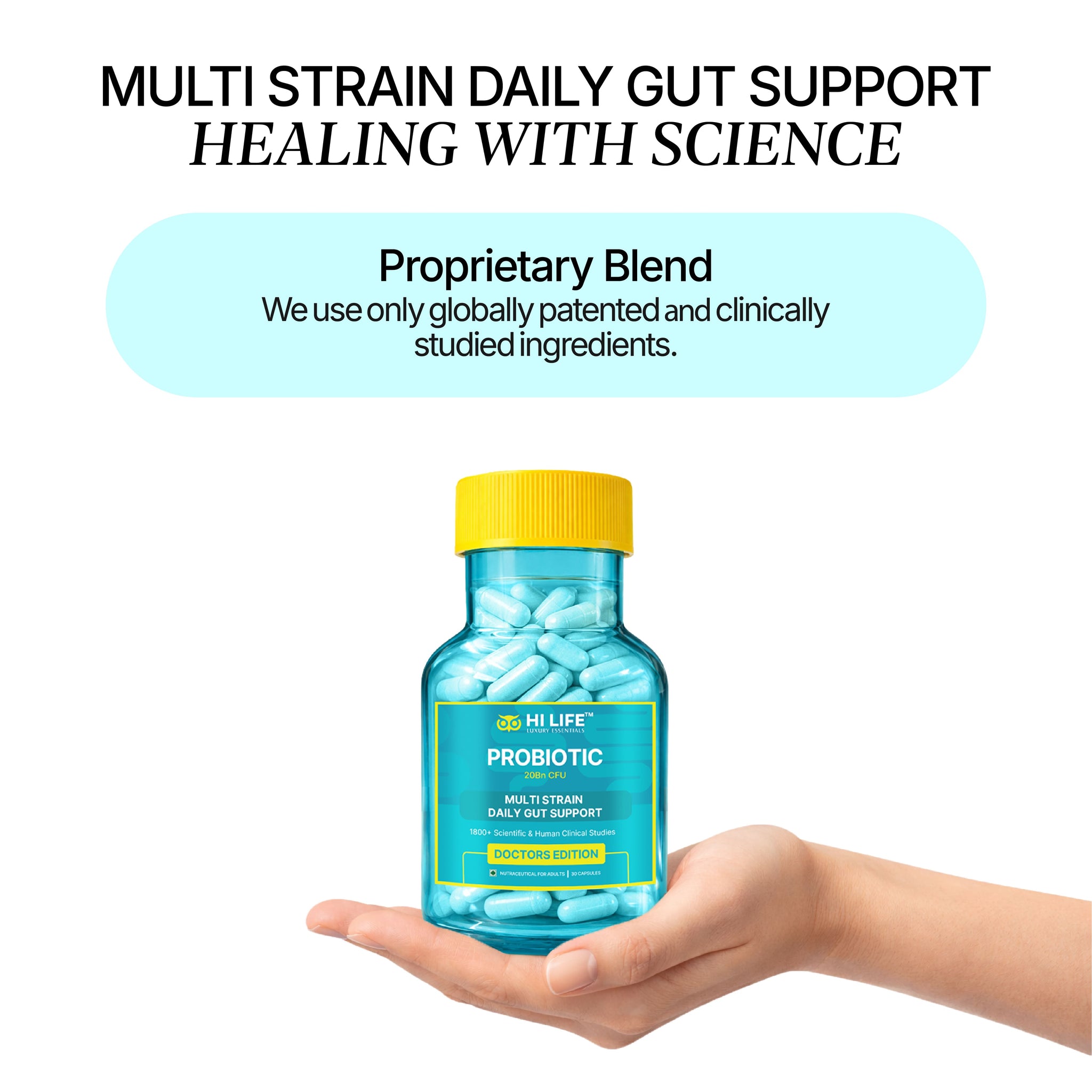 Probiotic 20 Billion CFU Capsules | Pack of 30