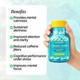 L-Theanine + Caffeine Capsules | Pack of 30