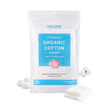 Hi Life™ 100% GOTS Certified Organic Cotton Pads - Squares - Pack of 50
