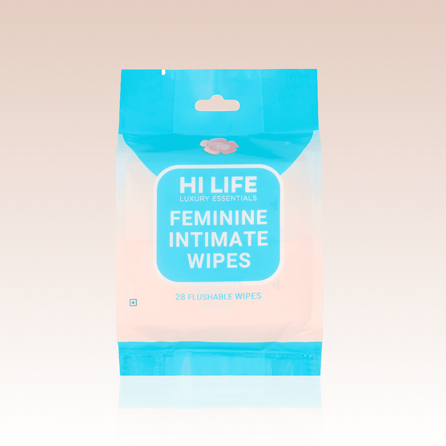 Feminine Intimate Wipes | Flushable 70 GSM | 28 Wipes