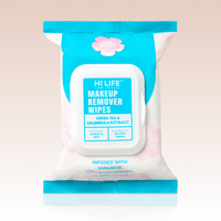 Make Up Remover Wet Wipes | 70 GSM Thick | Pack of 25 Wipes