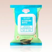 Cleansing Wet Wipes | Matcha and Avocado Oil | 70 GSM Thick | Pack of 25 Wipes