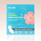Flow Easy Maternity pads - Pack of 8 + Disposable Pouches