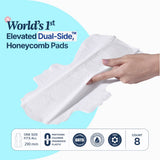 Flow Easy™ Organic Sanitary Pads | Pack of 8 + Disposable Pouches