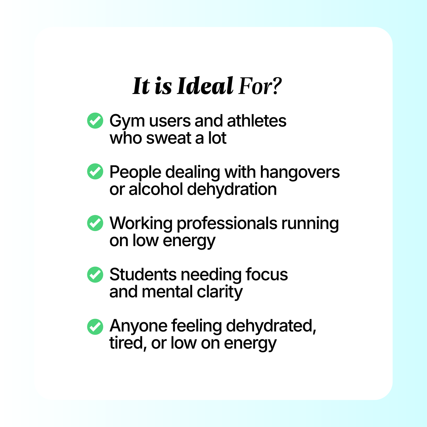 NEVER AGAIN™ — The 15-Minute Hangover Recovery Shot