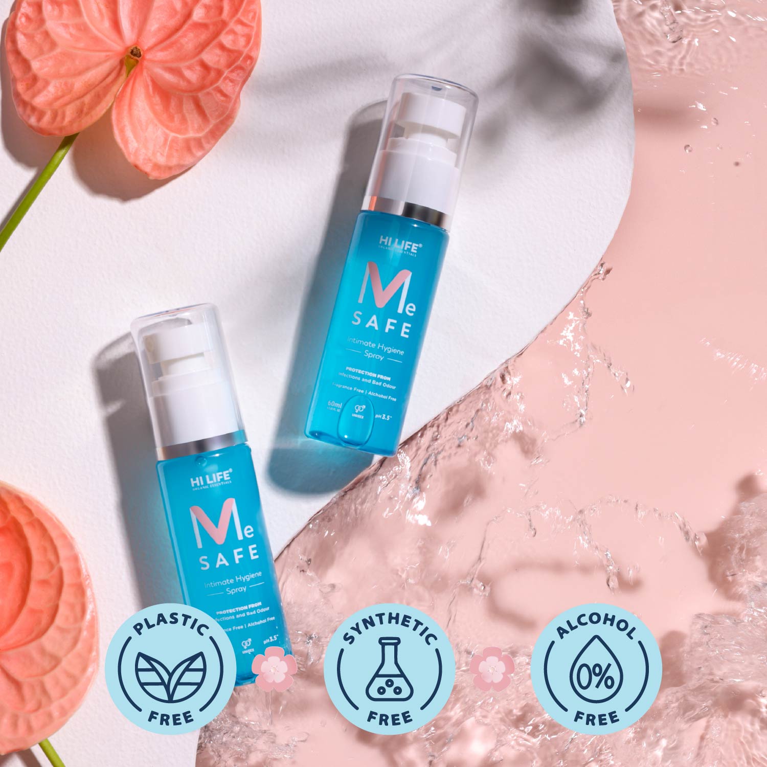 Me Safe Hygiene Spray for Intimate Health and Instant Freshness