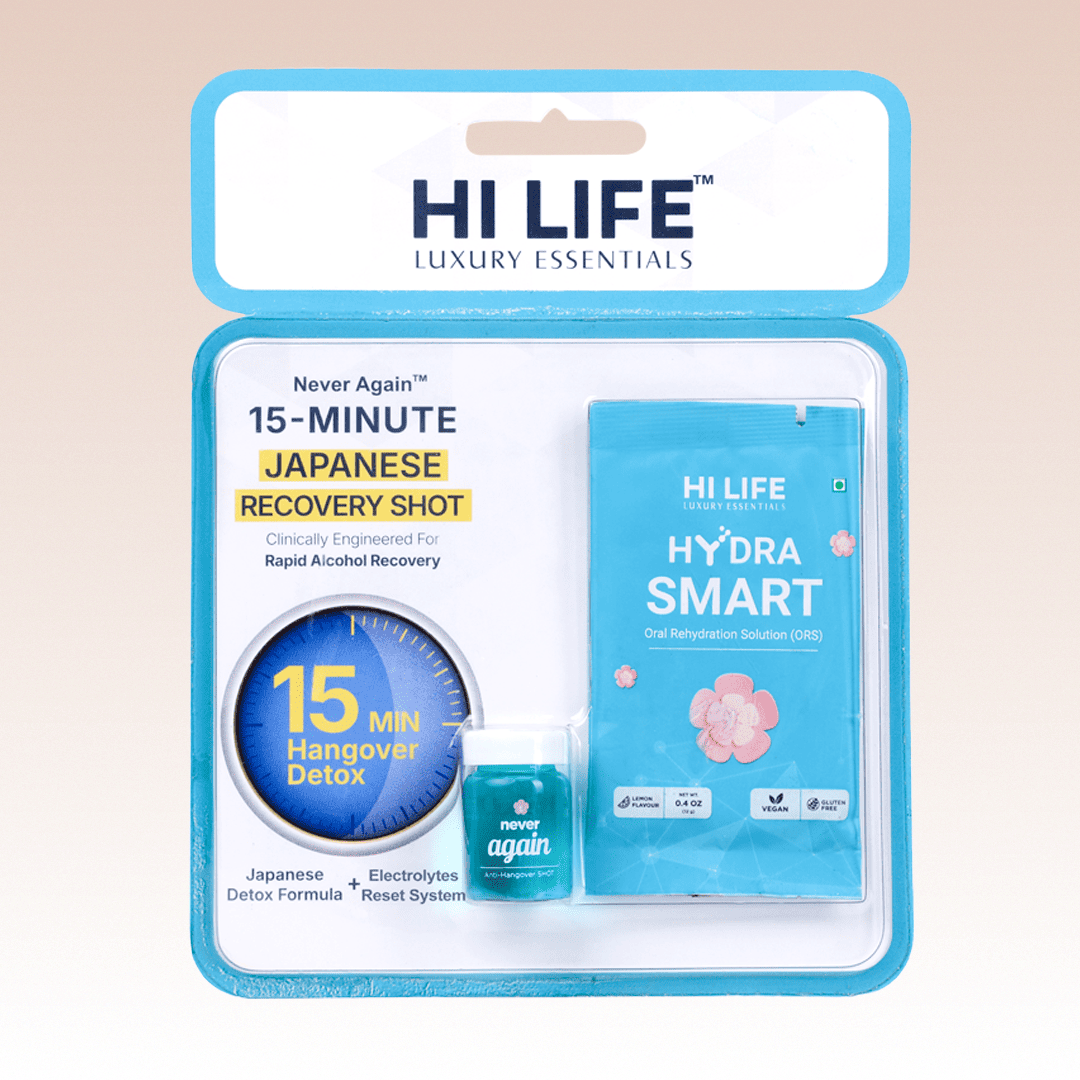 NEVER AGAIN™ — The 15-Minute Hangover Recovery Shot