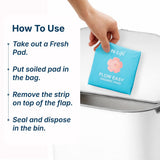 Flow Easy™ Organic Sanitary Pads | Pack of 8 + Disposable Pouches