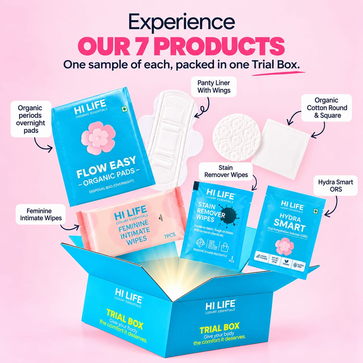 Hi Life Trial Pack - Experience 7 more products