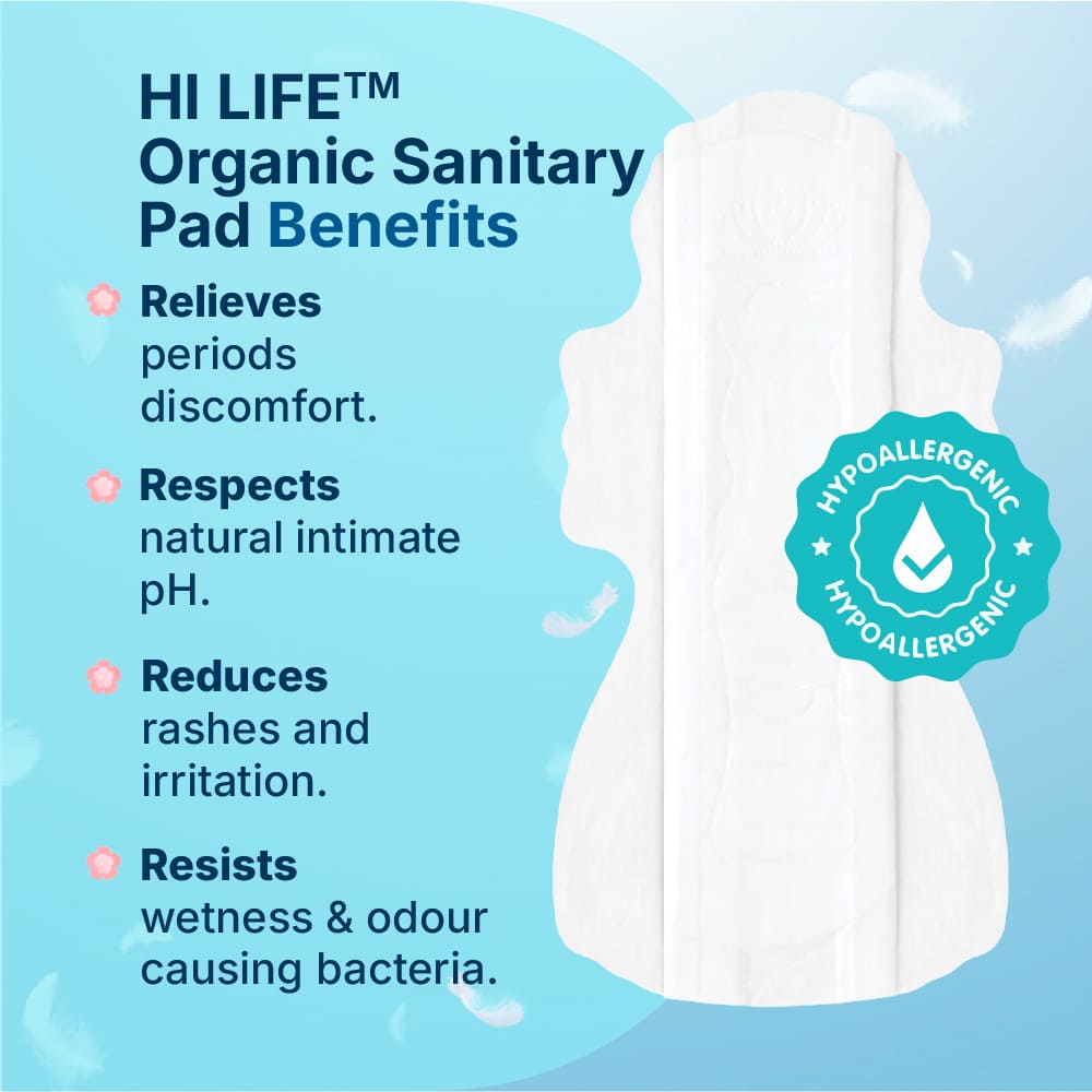 Flow Easy™ Organic Sanitary Pads | Pack of 30 + Disposable Pouches